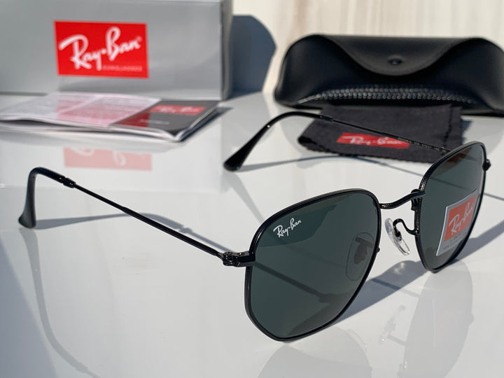 ray ban hexagonal plastic