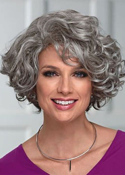 Elegant Women S Mid Length Wig With Face Framing Layers Of Loose