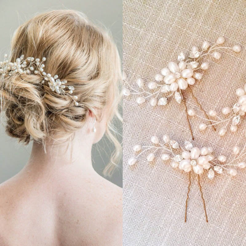 faux pearl hair accessories