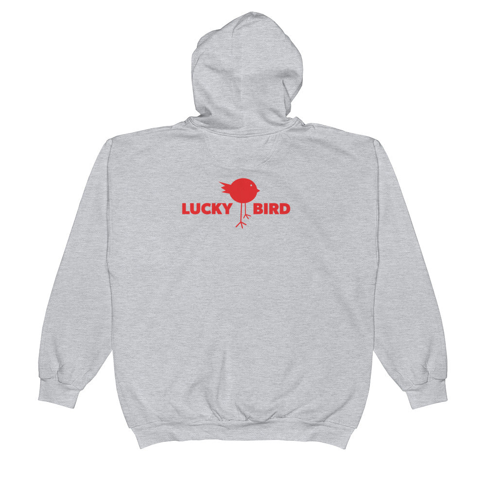 lucky zip up hoodie