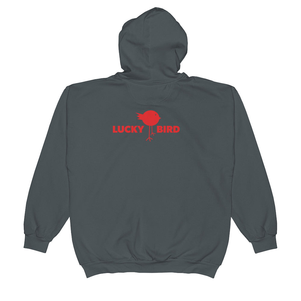 lucky zip up hoodie