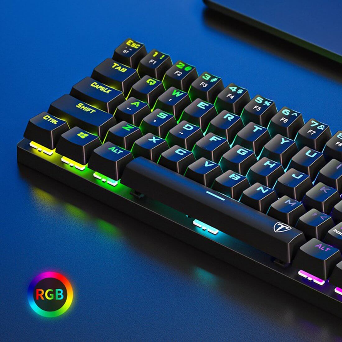 ET61 61 Keys Wireless Bluetooth RGB 60% Mechanical Gaming Keyboard ...