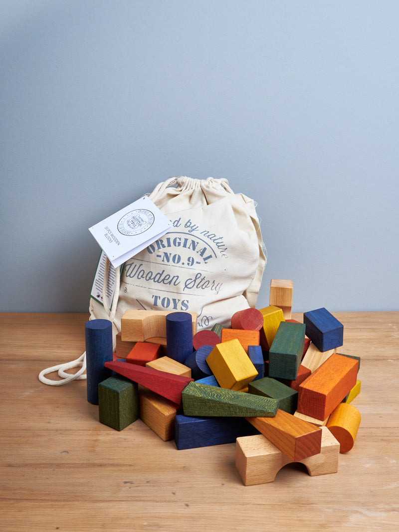 wooden story shape sorter