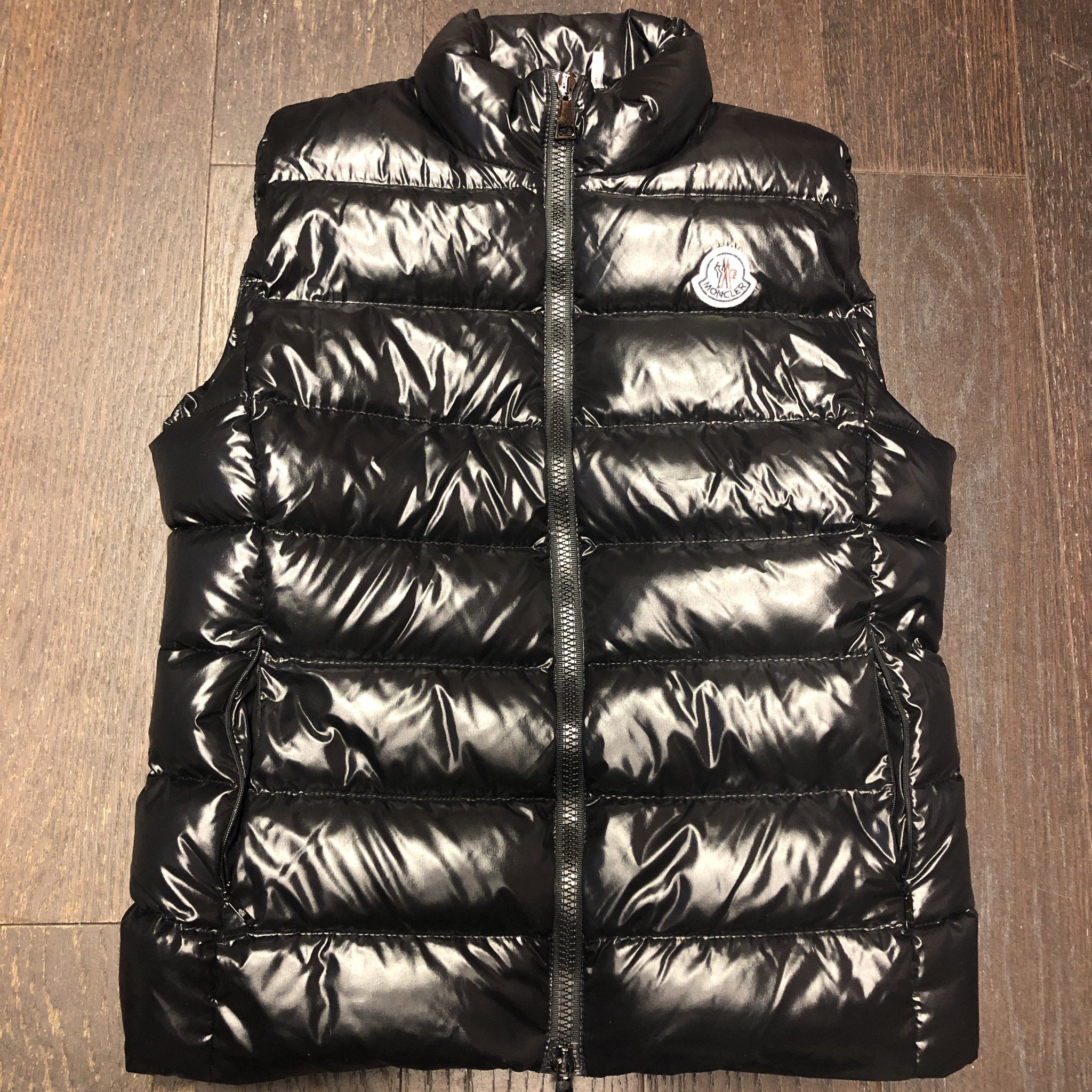 black moncler vest