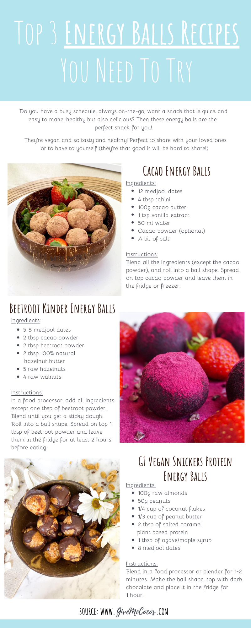 Top 3 Energy Balls Recipes You Need To Try