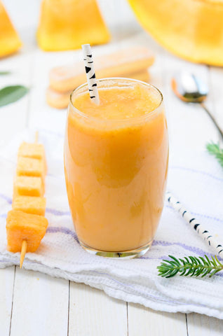 Healthy Tropical Smoothie With Mango and Banana