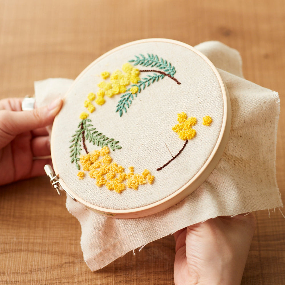 刺繍枠 4種セット 手芸 ネジ式 ハンドメイド ハンドクラフト ステッチ