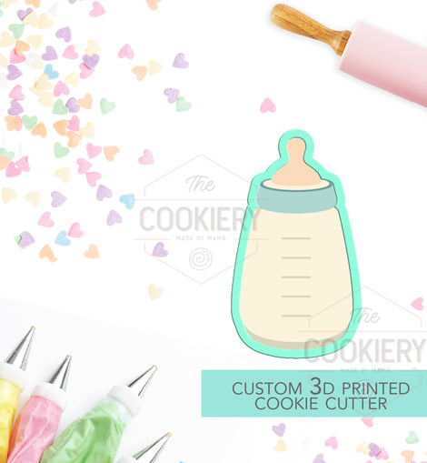 Download Baby Bottle Cookie Cutter Baby Shower Cookie 3d Printed Cookie Cutt Thecookiery Ca