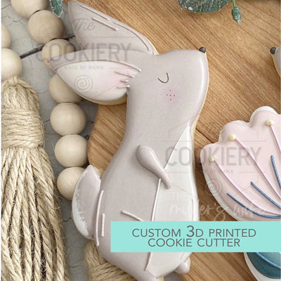 Girl Bunny Cookie Cutter - Easter Cookie Cutter - 3D Printed Cookie Cutter  - TCK13180