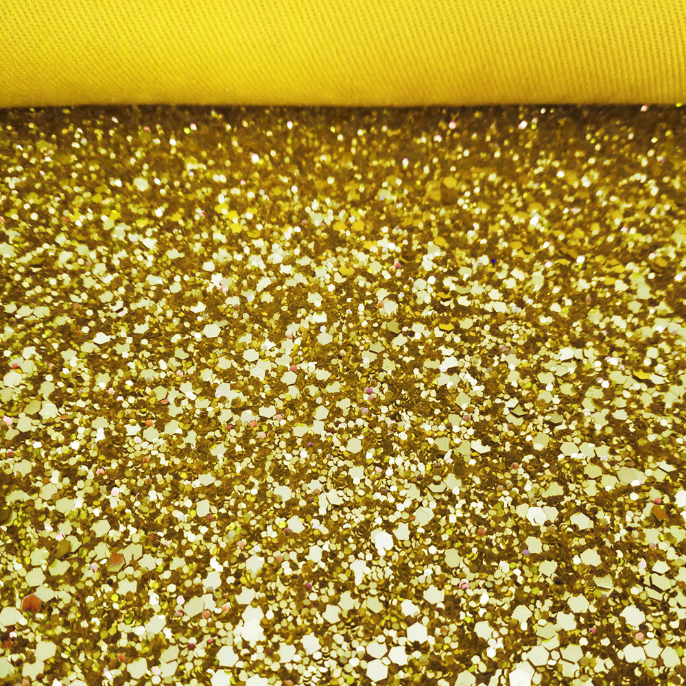 CHUNKY Glitter Fabric Metre Rolls; Metallic Rose Gold