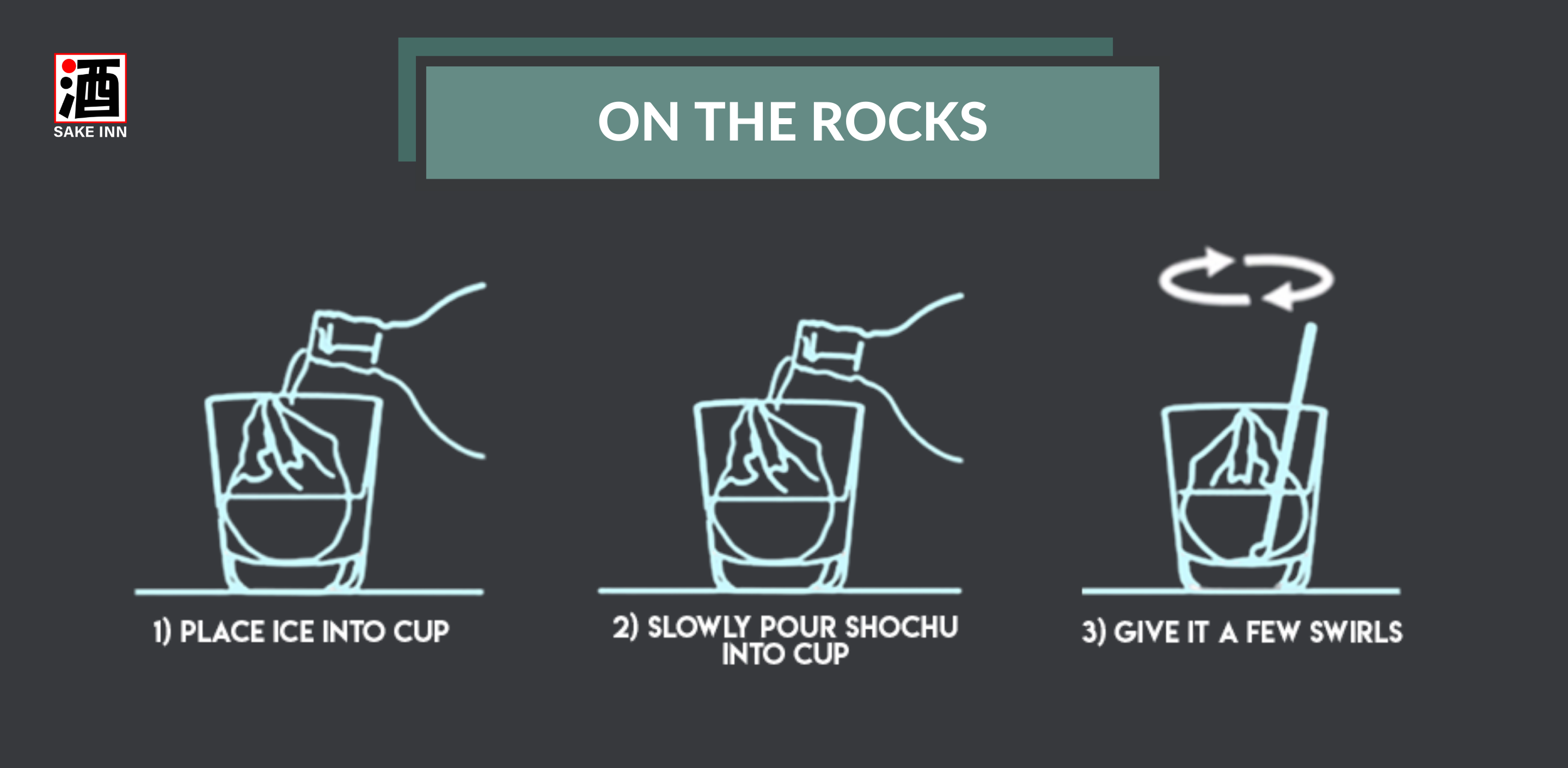 Sake Inn Japanese Shochu Beginner's Guide | Ways to drink shochu - on the rocks