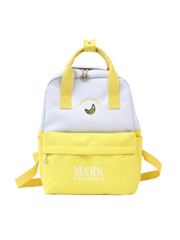 yellow cute backpack