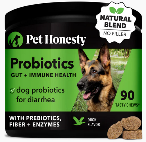 home remedies - add probiotics to your dogs food