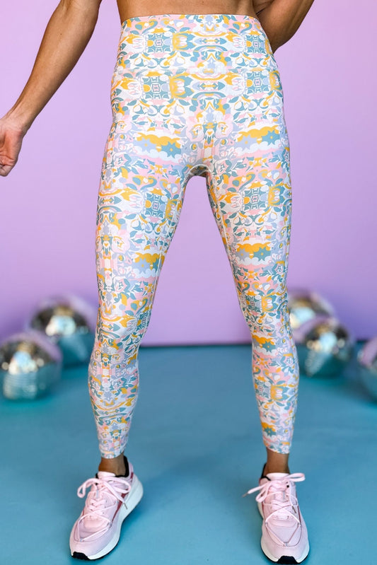 SSYS Colorful Floral High Waist Seamless Butter Leggings *FINAL SALE* - XS