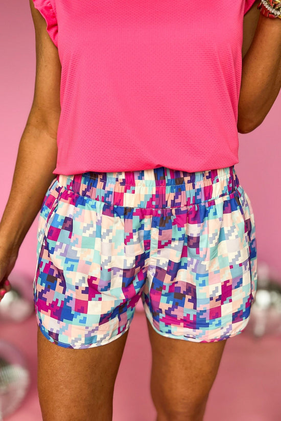 Let's Run Away Hot Pink Smocked Shorts – Pink Lily