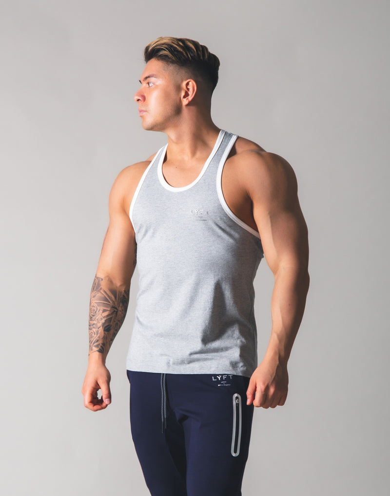 送料無料（沖縄は1000円) LYFT METALIC LOGO TANKTOP - GREY - 通販