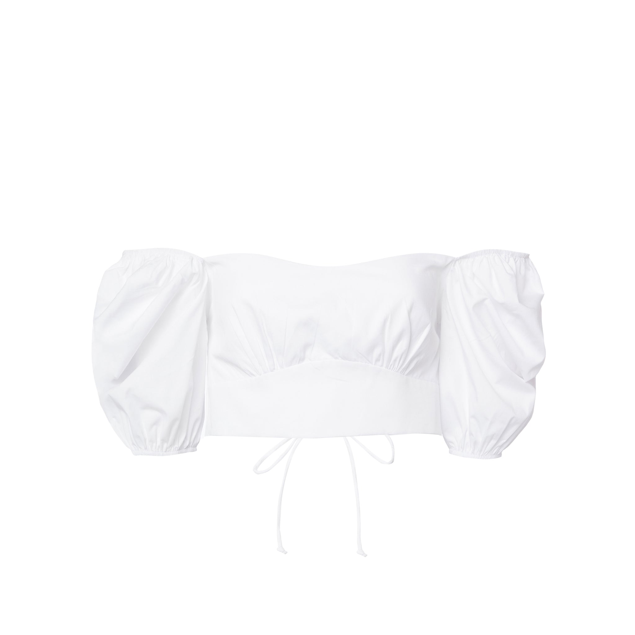 Puff Sleeve Cropped Top – Gonçalo Peixoto