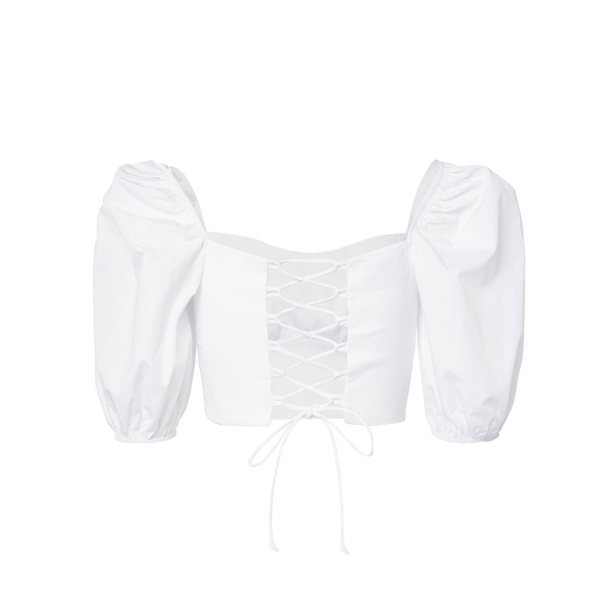 Puff Sleeve Cropped Top – Gonçalo Peixoto