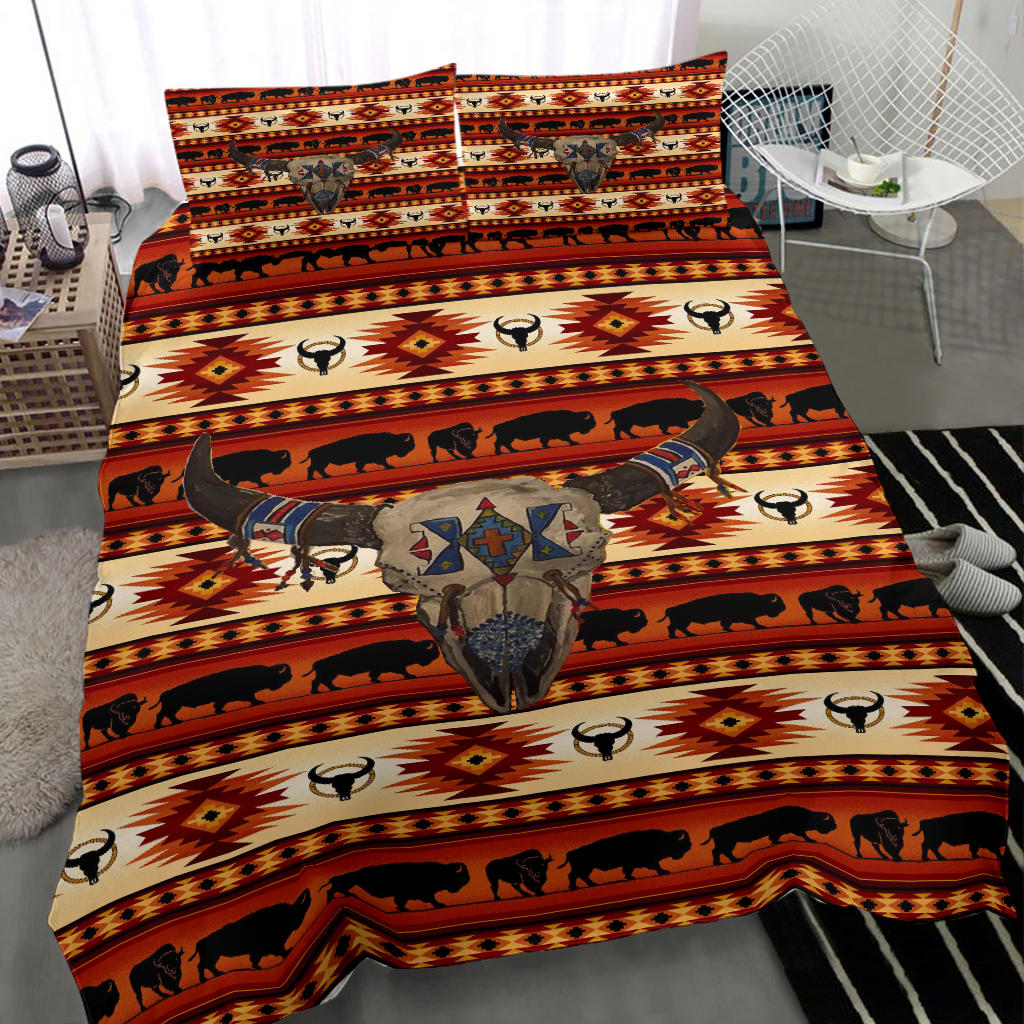Bison Head Native American Bedding Sets – ProudThunderbird