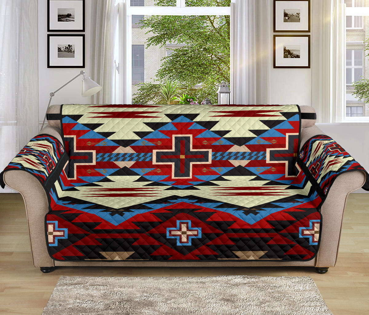 United Tribes Red Pattern Native American 70