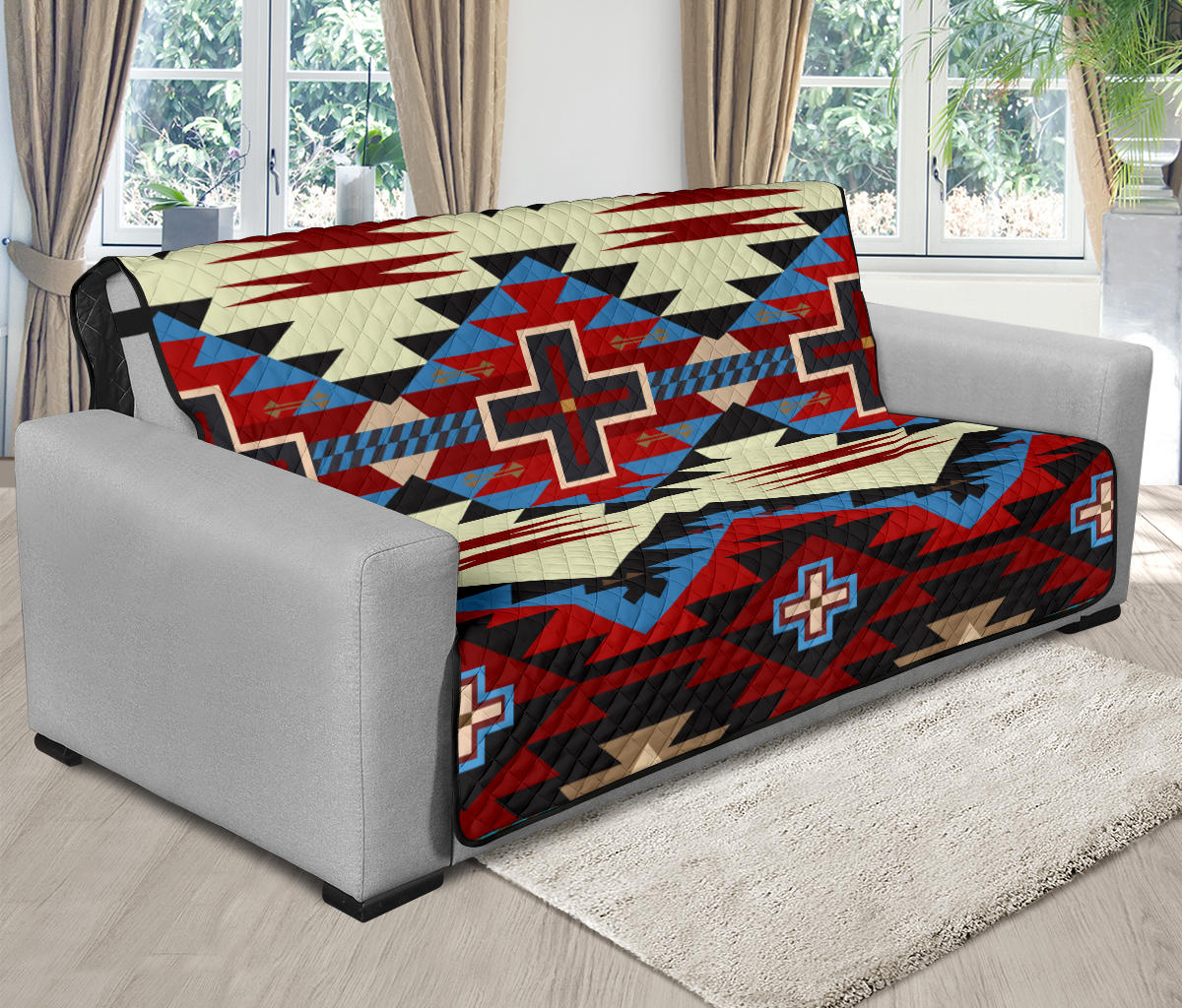 United Tribes Red Pattern Native American 70