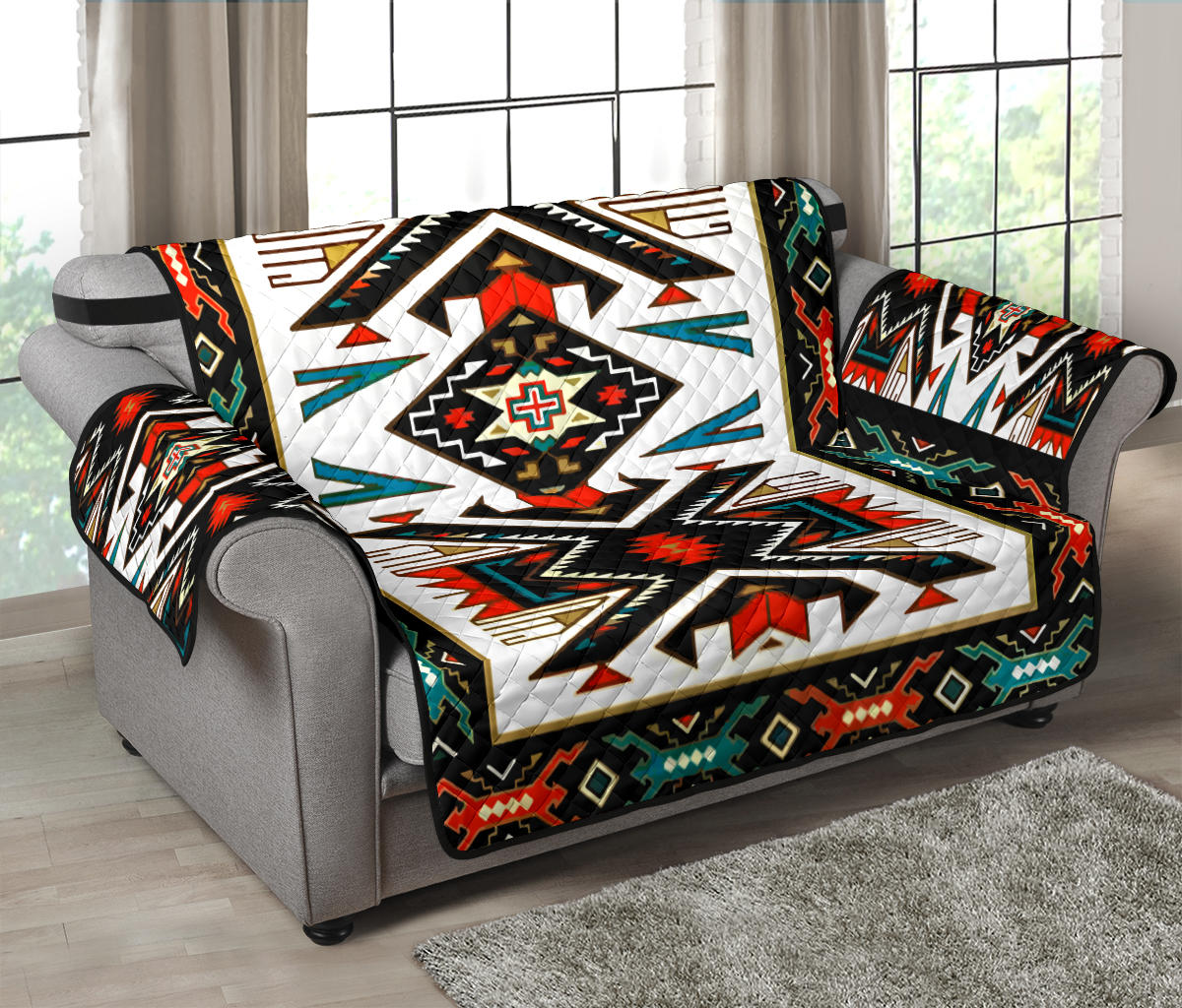 Tribal Colorful Pattern Native American Chair Sofa Protector ...