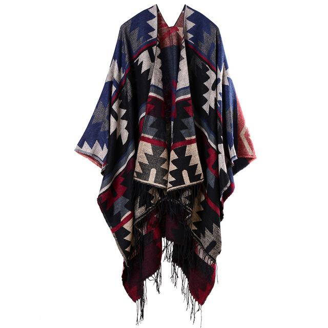 Native American- Indian Blanket Poncho – ProudThunderbird