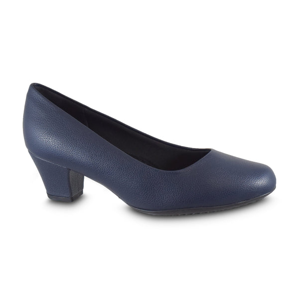 piccadilly navy court shoes