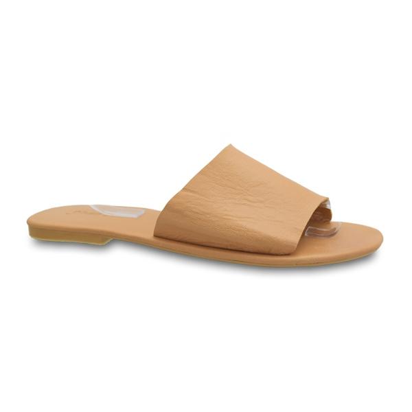 tan slide on shoes