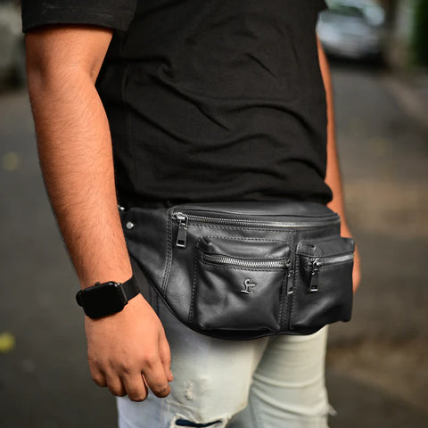 Leather Waist Fanny Pack
