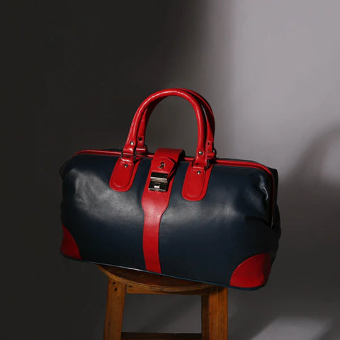 LEATHER DUFFLE BAG