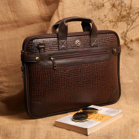leather office folio bags