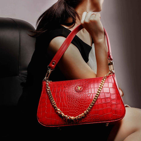 women leather handbag