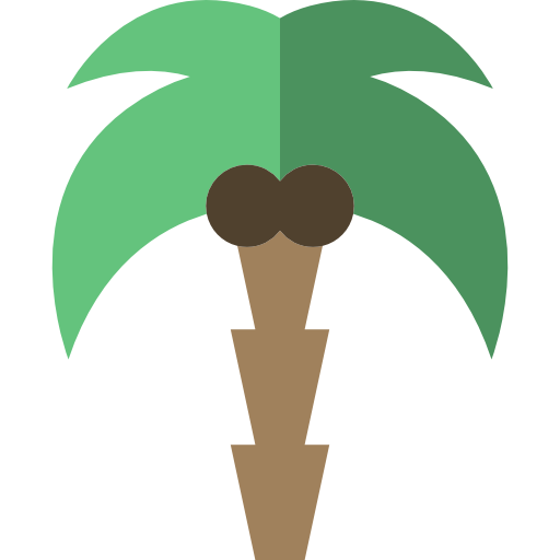 Acai palm tree graphic