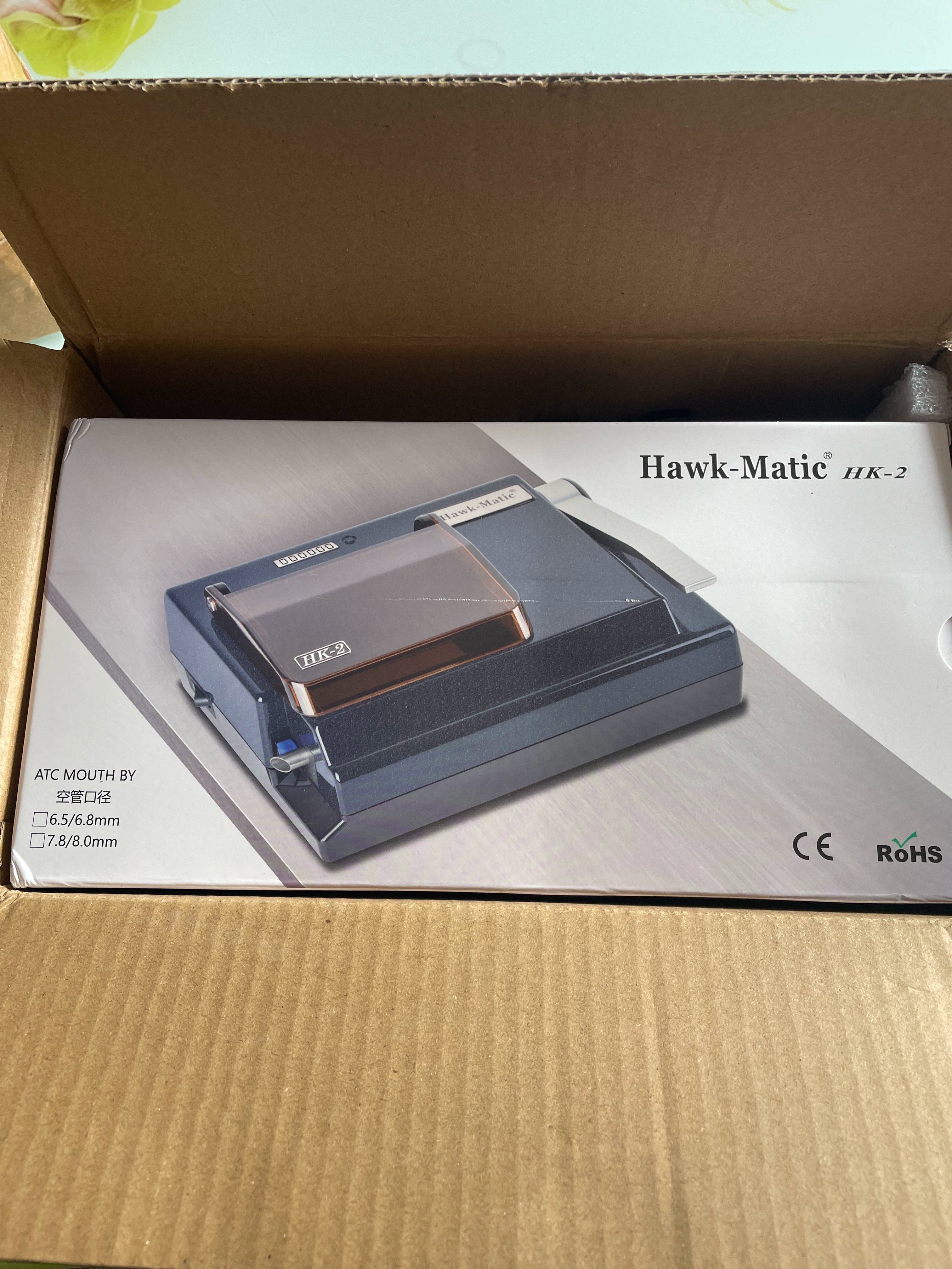 Hawk-Matic HK-2 5.5/6.5/8mm Fully Automatic Cigarette Making Machine Durable Electric Cigarette Rolling Machine - Image 3