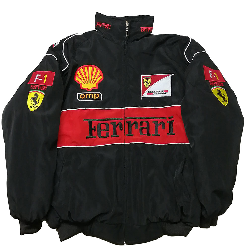 F1 Racing Jacket Ferrari OMP UPS Jaguar Advertising Racing Team Jacket ...