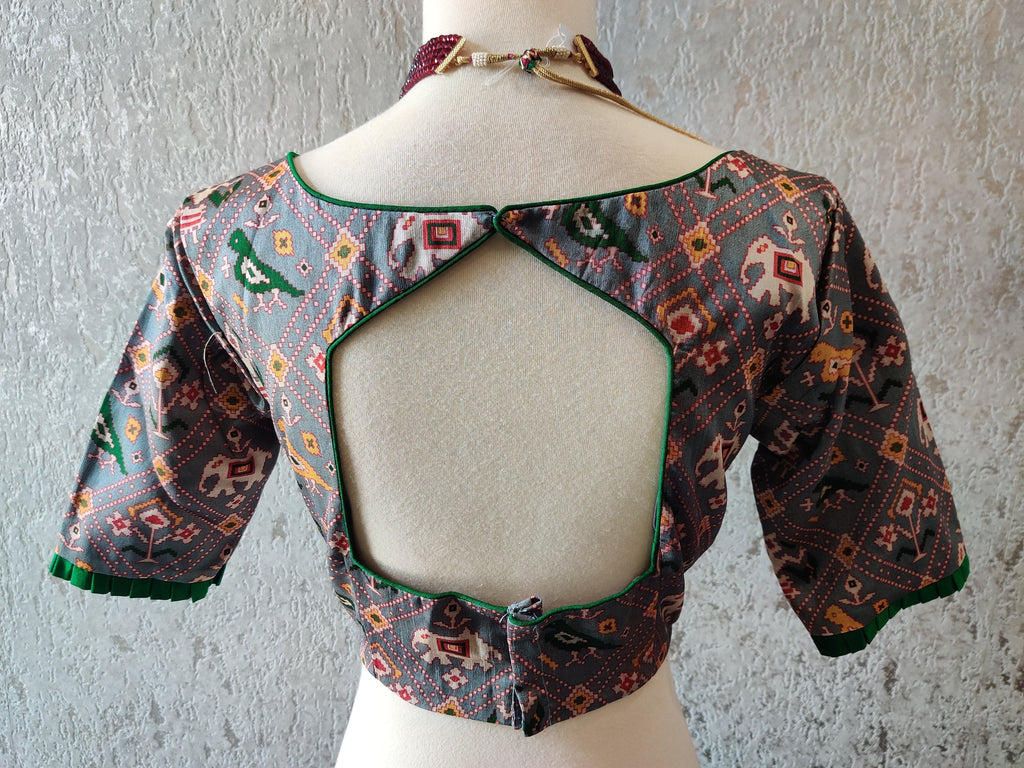 Patola Saree Blouse indian,Latest indian blouse designs,saree ...