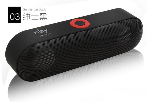 New NBY-18 Mini Bluetooth Speaker Portable Wireless Speaker Sound System 3D Stereo Music Surround Support Bluetooth,TF AUX USB - PanasiaMarine.Com