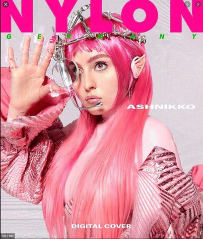 Ashnikko Wearing AJS Jewelry for Nylon Germany