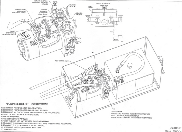 The handbook to replace your Maxon power unit - 267655-01 ... interlift wiring diagram 