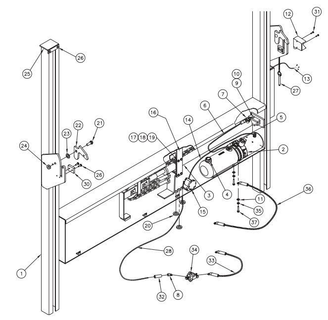 Thieman TVL-126, 15, and 20 Power Unit - 4473 – LiftGateMe