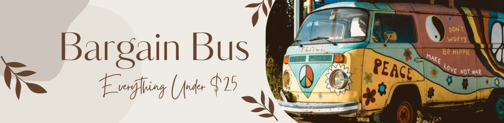 The Young Hippie's Bargain Bus: Everything under $25