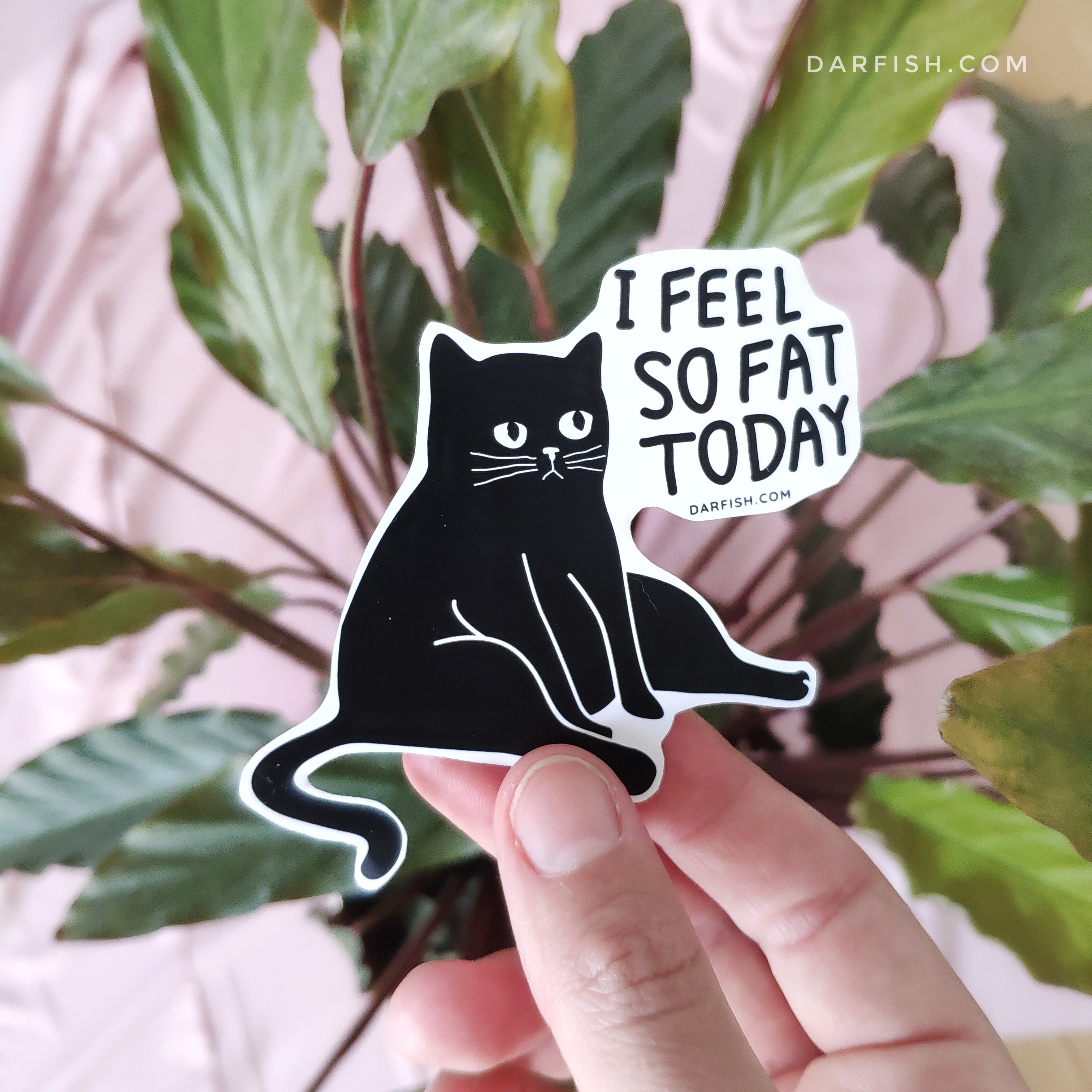 how do you feel today cat scale sticker – DARFISH