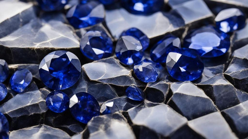 flaws in blue sapphire
