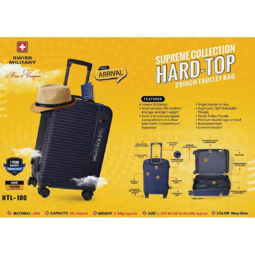 HTL99 - Hard-Top 20inch Trolley Luggage