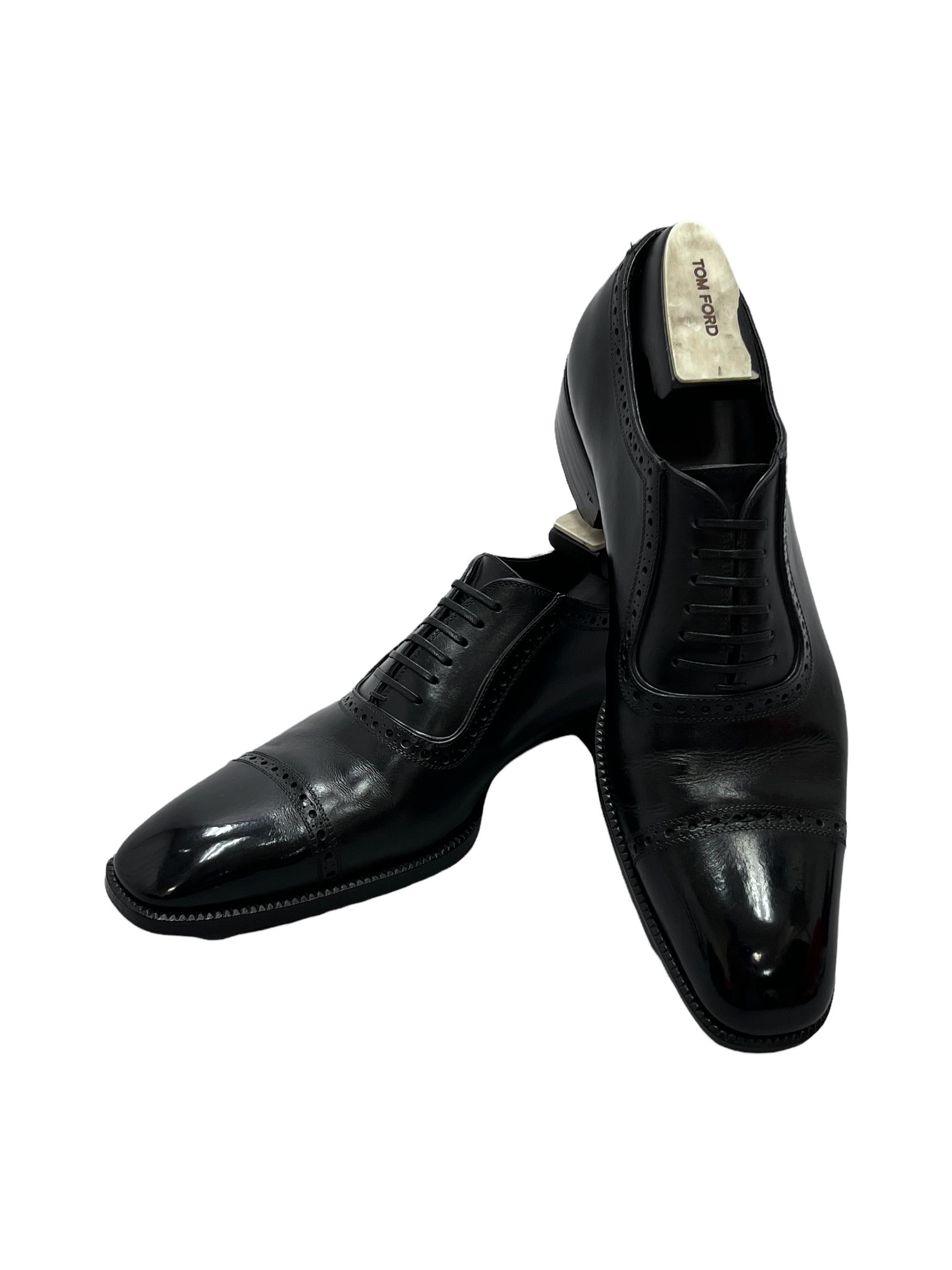 TOM FORD Black Leather Oxford Dress Shoe  D US – Genuine Design Luxury  Consignment