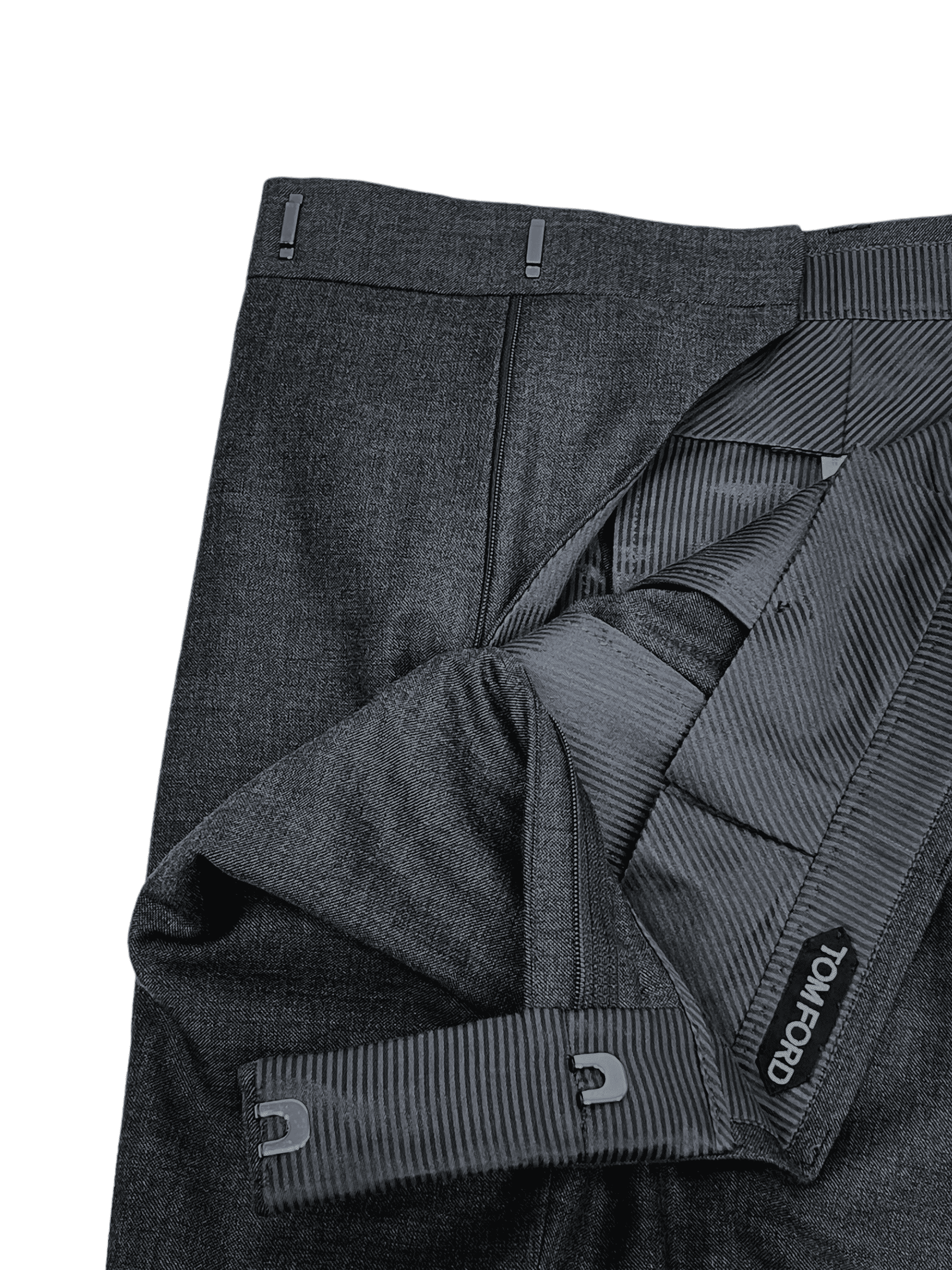 Tom Ford Charcoal Grey Wool Dress Pant 34W  – Genuine Design Luxury  Consignment