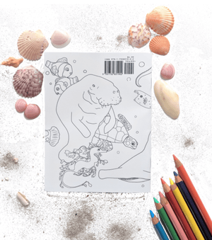 Coloring Book for Kids  |  Sea Creatures Pocket Book with Shrimp 'n Lobster   |  Ocean Themed Coloring Book for Kids -  Shop Shrimp 'n Lobster apparel and books online | Shrimpnlobster