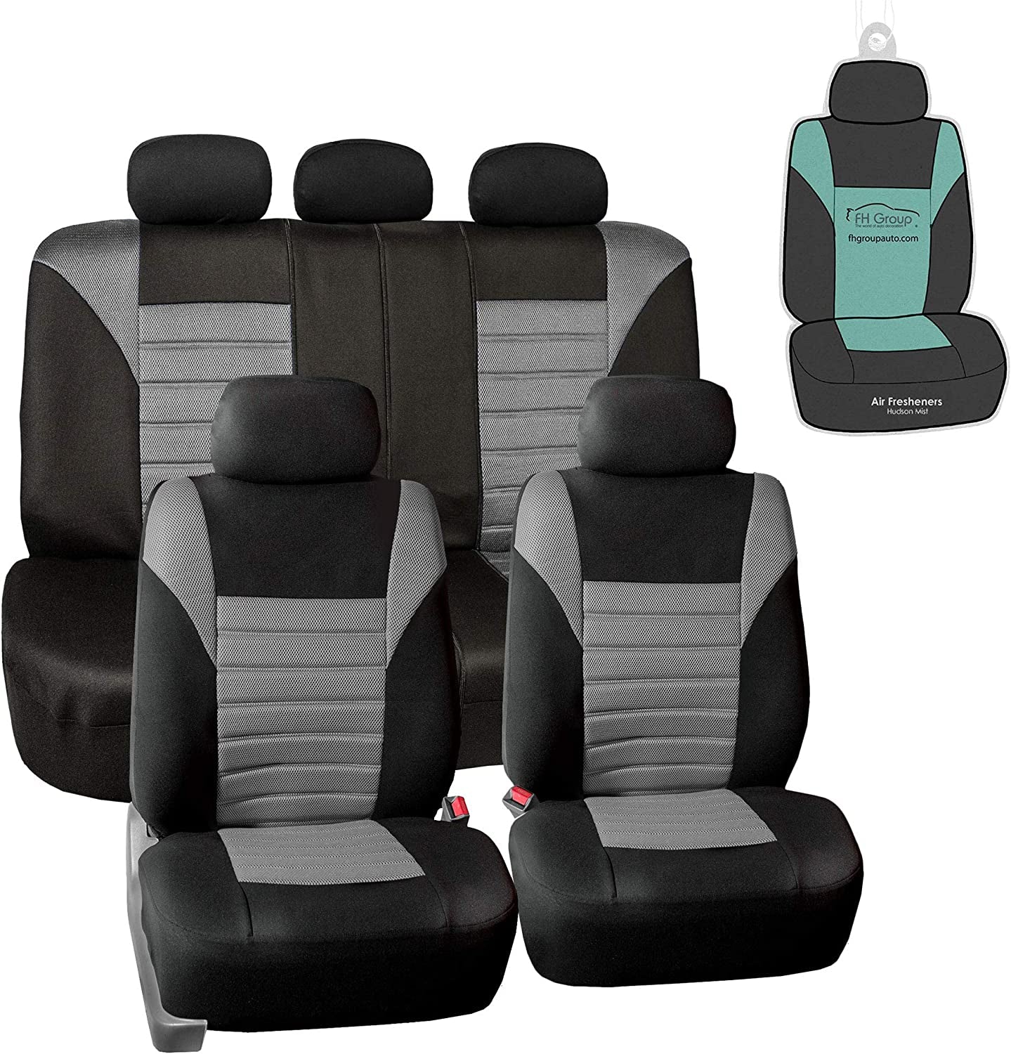 FH Group Premium Universal Car Seat Cushions Set for Car Truck SUV