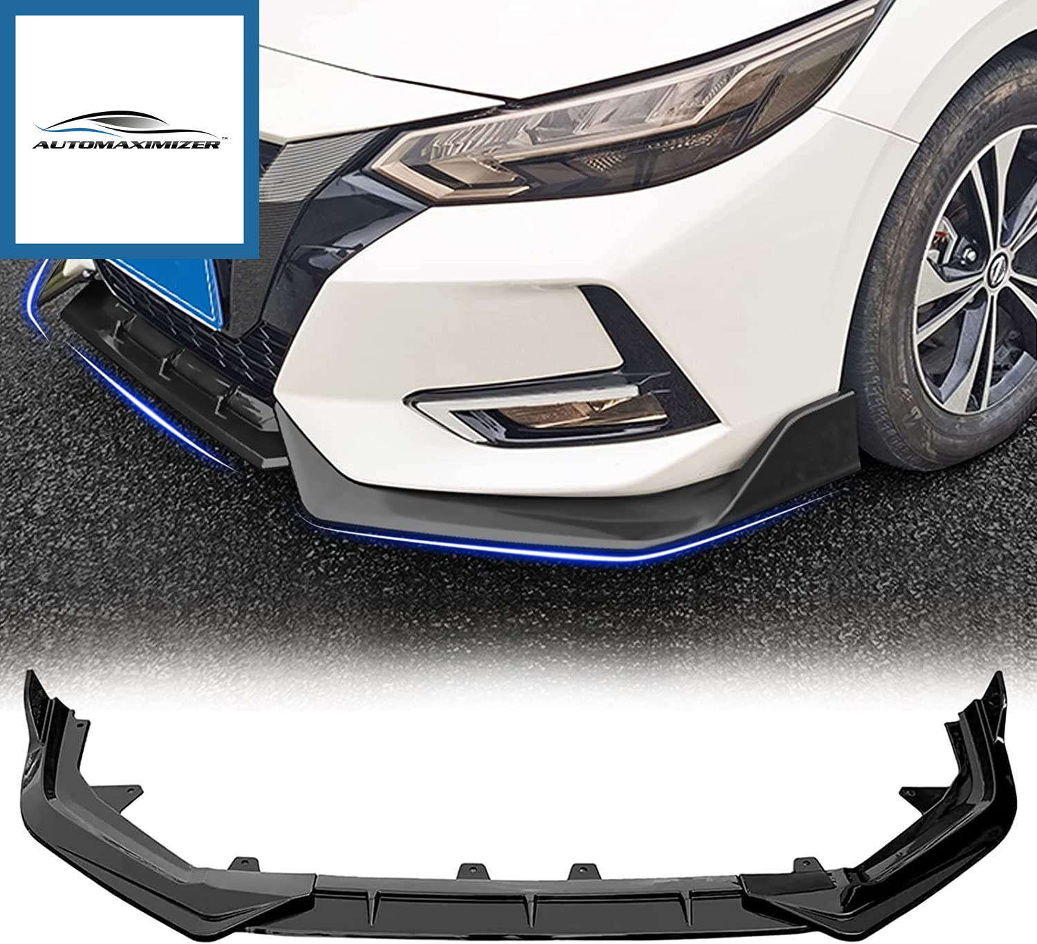 3PCS Front Bumper Body Kit Lip Fit for Nissan Altima 2019-2022